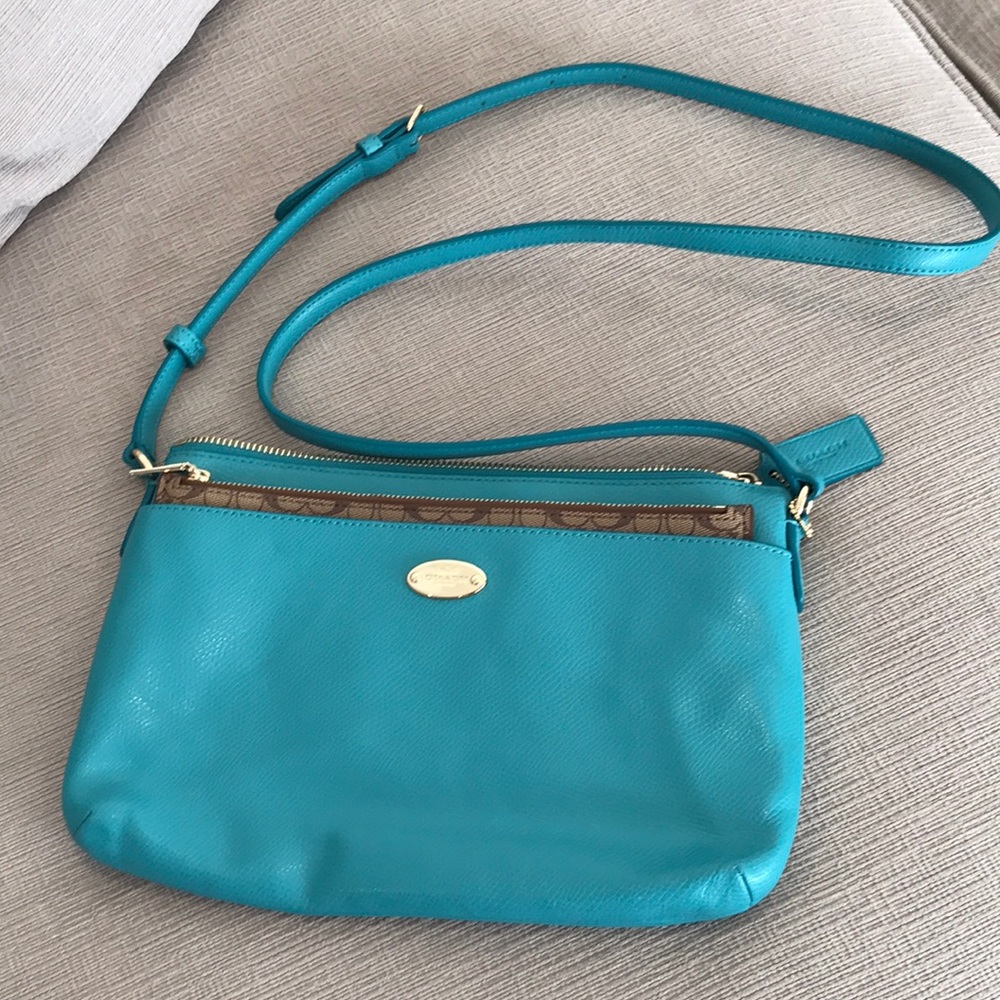 Coach Leather Cross-body Purse